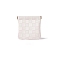 Imitation Leather Coin Purse, Multipurpose Shrapnel Makeup Bag, Headphone Storage Bag, White, 11x11~12.5cm