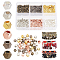 arricraft 600 Pcs 3mm Cube Spacers Beads, 6 Colors Polyhedron Metal Geometric Beads Charm Faceted Cornerless Cube Beads for Necklace Bracelet Earrings Jewelry DIY Making Craft