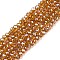 Electroplate Glass Beads Strands, AB Color Plated, Faceted, Rondelle, Peru, 2.3~2.7x2mm, Hole: 0.4mm, about 144~150pcs/strand, 28~29cm