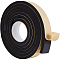 Strong Adhesion EVA Sponge Foam Rubber Tape, Anti-Collision Seal Strip, Black, 35x3mm, 3m/roll