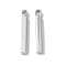 Brass Pendants, Rectangle, Platinum, 15x2x2mm, Hole: 1.2mm