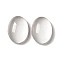 Glass Cabochons, Imitation Gemstone, Oval, Clear, 18x13x6mm