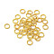 304 Stainless Steel Open Jump Rings, Real 18K Gold Plated, 4.8x0.8mm, Inner Diameter: 3mm