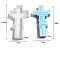 DIY Food Grade Silicone Candle Molds, For Candle Making, Cross, White, 14.6x8.2x2.8cm