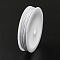 6.8M Waxed Cotton Cords, Multi-Ply Round Cord, Macrame Artisan String for Jewelry Making, White, 1mm, about 7.44 Yards(6.8m)/Roll