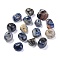 Natural Sodalite Beads, No Hole, Nuggets, Tumbled Stone, Healing Stones for 7 Chakras Balancing, Crystal Therapy, Meditation, Reiki, Vase Filler Gems, 14~26x13~21x12~18mm, about 150pcs/1000g