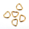 304 Stainless Steel D Rings, Buckle Clasps, For Webbing, Strapping Bags, Garment Accessories, Golden, 9x11x1.5mm, Inner Size: 6x8mm