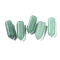 Natural Green Aventurine Beads, Pencil, 22~23x8.5x7.5mm