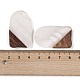 Подвески из смолы и дерева WOOD-F015-13C-3