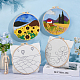 Набор для валяния игл с цветочной подвеской для начинающих DIY-WH0304-983-5