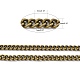 Железные кубинские звенья цепи CH-R013-5x4mm-AB-NF-7