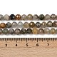 Нити бусин из натурального зеленого рутилированного кварца G-RM2025-A51-6mm-5