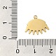 Подвеска из нержавеющей стали 304 со стразами STAS-U023-04G-3