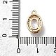 Латунные микро проложить кубического циркония подвески KK-D312-09G-02-3