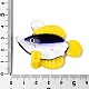 Подвески лэмпворк ручной работы LAMP-N024-34B-01-3