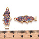 Подвески из эмали и сплава FIND-C037-16G-07-1-3