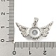 Латунные микро проложить кубического циркония подвески KK-Q812-01P-3