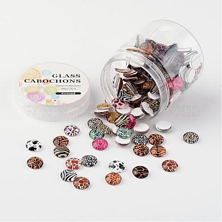 Кабошоны из стекла GGLA-JP0001-10-1