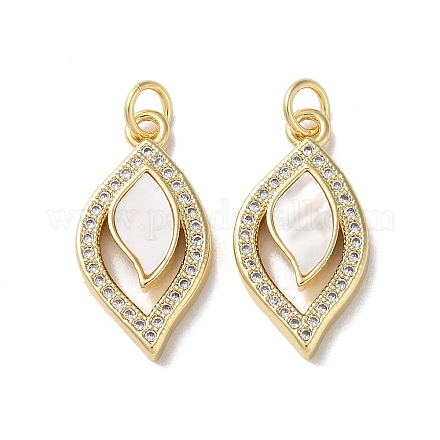 Латунные микро проложить кубического циркония подвески KK-B083-06G-1