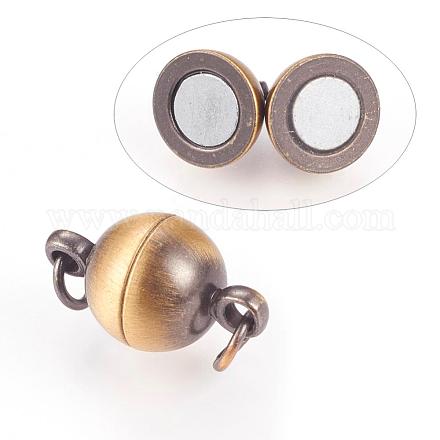 Латунные магнитные застежки с петлями KK-K176-10AB-1