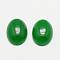 Oval Natural Malaysia Jade Cabochons, Dyed & Heated, 40x30x7mm