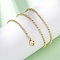 2MM Brass Ball Chain Necklaces, with Lobster Claw Clasps, Rack Plating, Long-Lasting Plated, Real 18K Gold Plated, 15.94 inch(40.5cm)