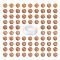 100Pcs 8mm Grade AAA Natural Gemstone Sunstone Round Beads, with 10m Elastic Crystal Thread, for DIY Stretch Bracelets Making Kits, 8mm, Hole: 1mm