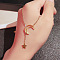 Alloy Moon Star Lariat Necklaces for Women, Golden, 17.72 inch(45cm)