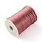 Polyester Cords, Indian Red, 2mm, about 98.42 yards(90m)/roll