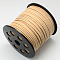 Faux Suede Cord, Faux Suede Lace, PeachPuff, 2.7x1.4mm, about 98.42 yards(90m)/roll