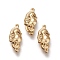 304 Stainless Steel Links Connectors, Sea Horse Shape, Golden, 15.5x6.5x2.5mm, Hole: 0.7mm