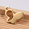 Butterfly Ion Plating(IP) 304 Stainless Steel Charms, Golden, 14x10x1mm, Hole: 2mm