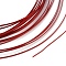 5M Aluminum Wire, Flat, for DIY Craft, FireBrick, 1x0.3mm, about 16.40 Feet(5m)/Roll
