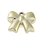 CCB Plastic Pendants, Bowknot, Golden, 25.5x31.5x9mm, Hole: 3.5mm