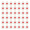 100Pcs Alloy Enamel Pendants, Flat Message Box with Heart, Light Gold, White, 17x14x1.5mm, Hole: 1.6mm