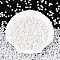 Baking Paint Glass Seed Beads, AB Color Plated, Heart, White, 3.5x4.5x4.5mm, Hole: 1mm, about 7620pcs/pound