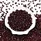 Picasso Spray Painted Glass Seed Beads, Peanut, Purple, 6x4x3mm, Hole: 1.2mm, about 4000pcs/pound
