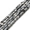 Natural Netstone Beads Strands, Cube, 3~4x3~4x3~4mm, Hole: 0.7mm, about 116pcs/strand, 15.20''(38.6cm)