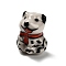 Handmade Porcelain Beads, Animal, Dog, 18.5x14.5x13mm, Hole: 1.6mm