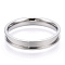 201 Stainless Steel Grooved Finger Ring Settings, Ring Core Blank, for Inlay Ring Jewelry Making, Stainless Steel Color, Inner Diameter: 20mm