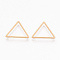 304 Stainless Steel Linking Ring, Triangle, Golden, 20x22.5x0.8mm