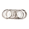 Carbon Steel Memory Wire, for Collar Necklace Making, Necklace Wire, Platinum, 11.5cm, 22 Gauge(0.6mm), about 900 circles/1000g