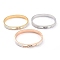 304 Stainless Steel Bangles, with Polymer Clay Rhinestone, Crystal, Mixed Color, Inner Diameter: 2-1/4x1-7/8 inch(5.75x4.9cm)