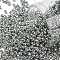 TOHO Round Seed Beads, Japanese Seed Beads, (PF565) PermaFinish Silver Grey Metallic, 11/0, 2.2mm, Hole: 0.8mm, about 1110pcs/bottle, 10g/bottle