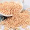 Baking Paint Glass Seed Beads, Cylinder, Bisque, 2x1.5mm, Hole: 1mm, about 50398pcs/pound