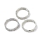 Natural Labradorite Stretch Bracelets, Faceted, Rectangle, 2-3/8 inch(6cm)