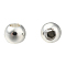 Rack Plating Brass Round Spacer Beads, Cadmium Free & Lead Free, Silver Color Plated, 3mm, Hole: 1mm