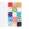15 Grids 15 Colors Wax Granule Set, Sealing Wax Particles Kits for Retro Seal Stamp, Half Oval, Mixed Color, 172x98mm
