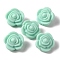 Food Grade Eco-Friendly Silicone Beads, Rose, Aquamarine, 20.5x12.5mm, Hole: 2mm