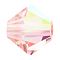 Preciosa® Crystal Beads, Czech Crystal, Bicone(451 69 302 Rondelle), 70120 200 Light Rose AB, 6mm, Hole: 1mm